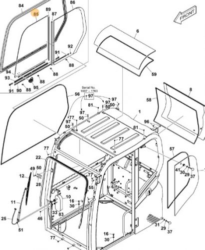 front slide window